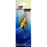 Блешня для риби, обертова, EOS S0029С, вага 7г, колір GS223004